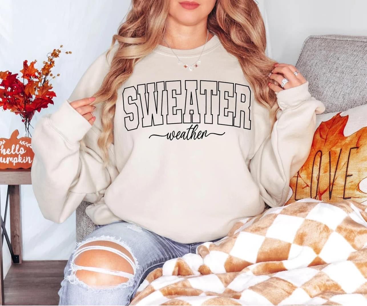 Sweater Weather Cozy Sweatshirt