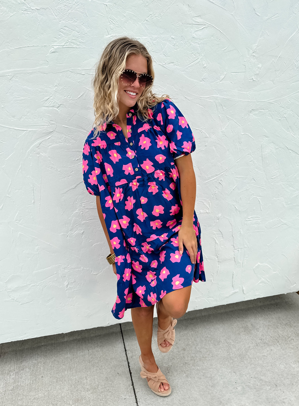 Summer Blooms Floral Dress