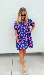 Summer Blooms Floral Dress