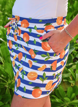 Load image into Gallery viewer, Orange Voyage Stripped Skort
