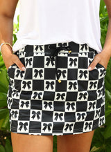Load image into Gallery viewer, Bow Chic Checkered Skort
