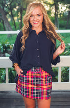 Load image into Gallery viewer, Patterned In Plaid Skort
