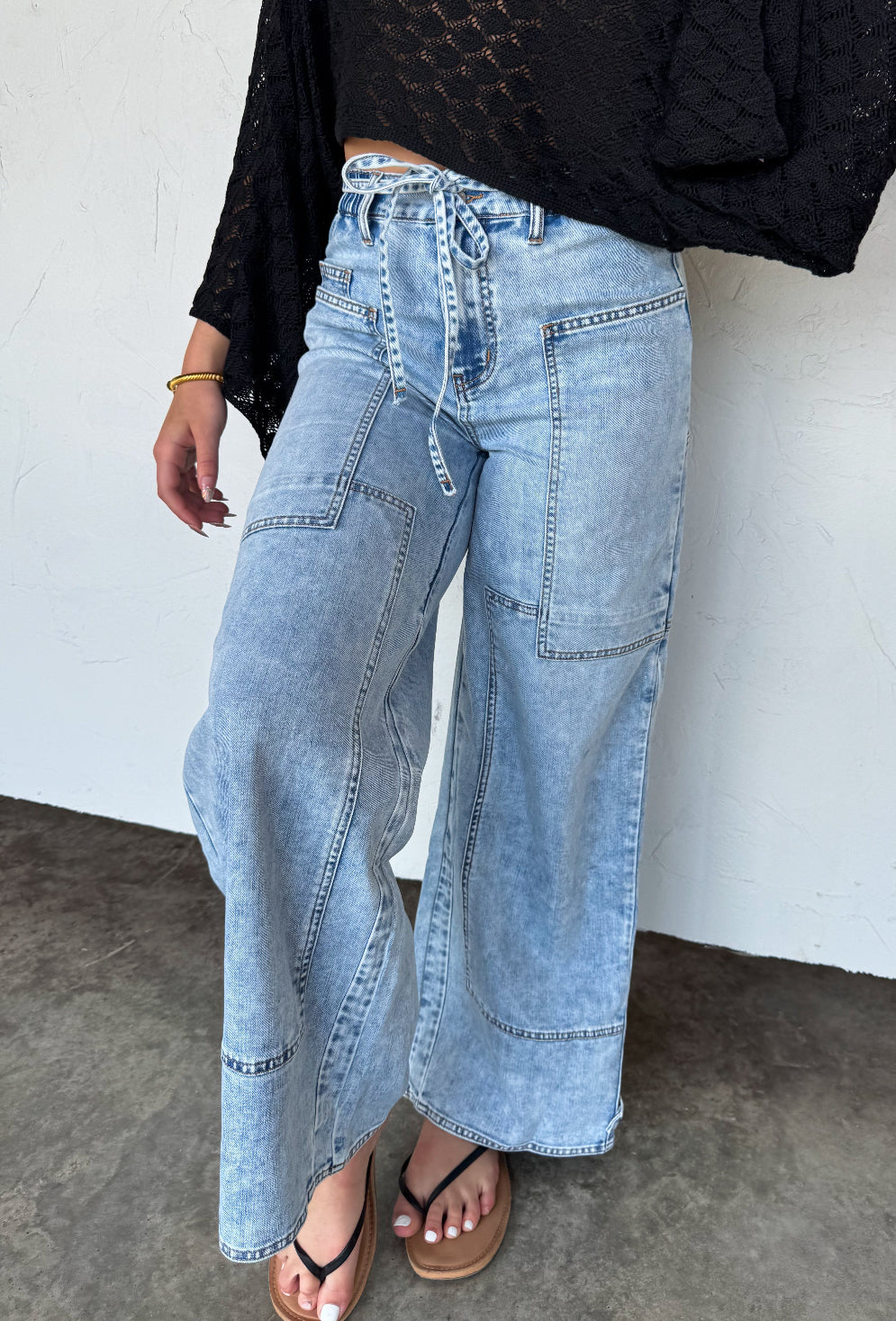 Jovie Tie Waist Denim