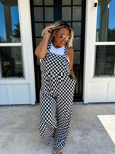 Checkered Overalls *PreOrder ETA 10/15*