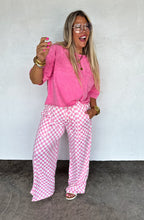 Load image into Gallery viewer, Haddie Wide Leg Pants - Pink
