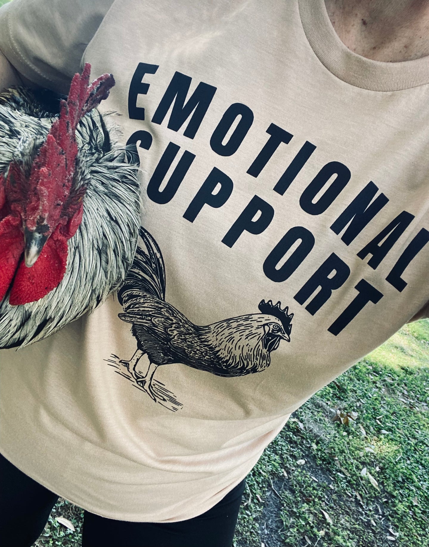 Emotional Support Crew Neck Tee