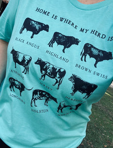 My Herd Is Crew Neck Tee