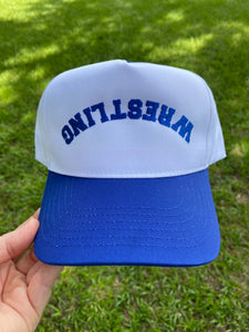 Embroidered Upside Down Hat - Royal
