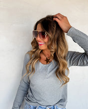 Load image into Gallery viewer, Assorted Colors Snap Henley *Preorder ETA Ship 9/30*
