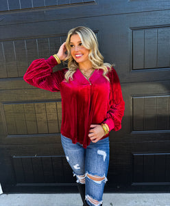 Lover Velvet Top