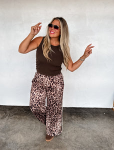 Cheetah Silky Haddie Wide Leg *PreOrder ETA Ship 9/30*