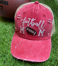 Load image into Gallery viewer, Football Mom Ponytail Hats *Final Sale*
