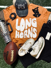 Load image into Gallery viewer, Wavy Longhorns Crew Neck Tee {5 Colors}
