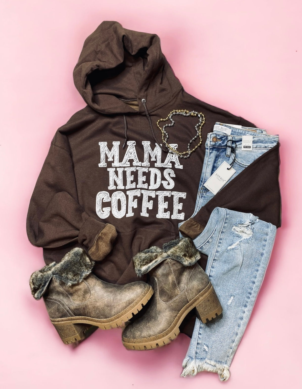 Mama Needs Coffee Cozy Hoodie