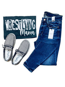 Acid Wash Wrestling Mama Tee