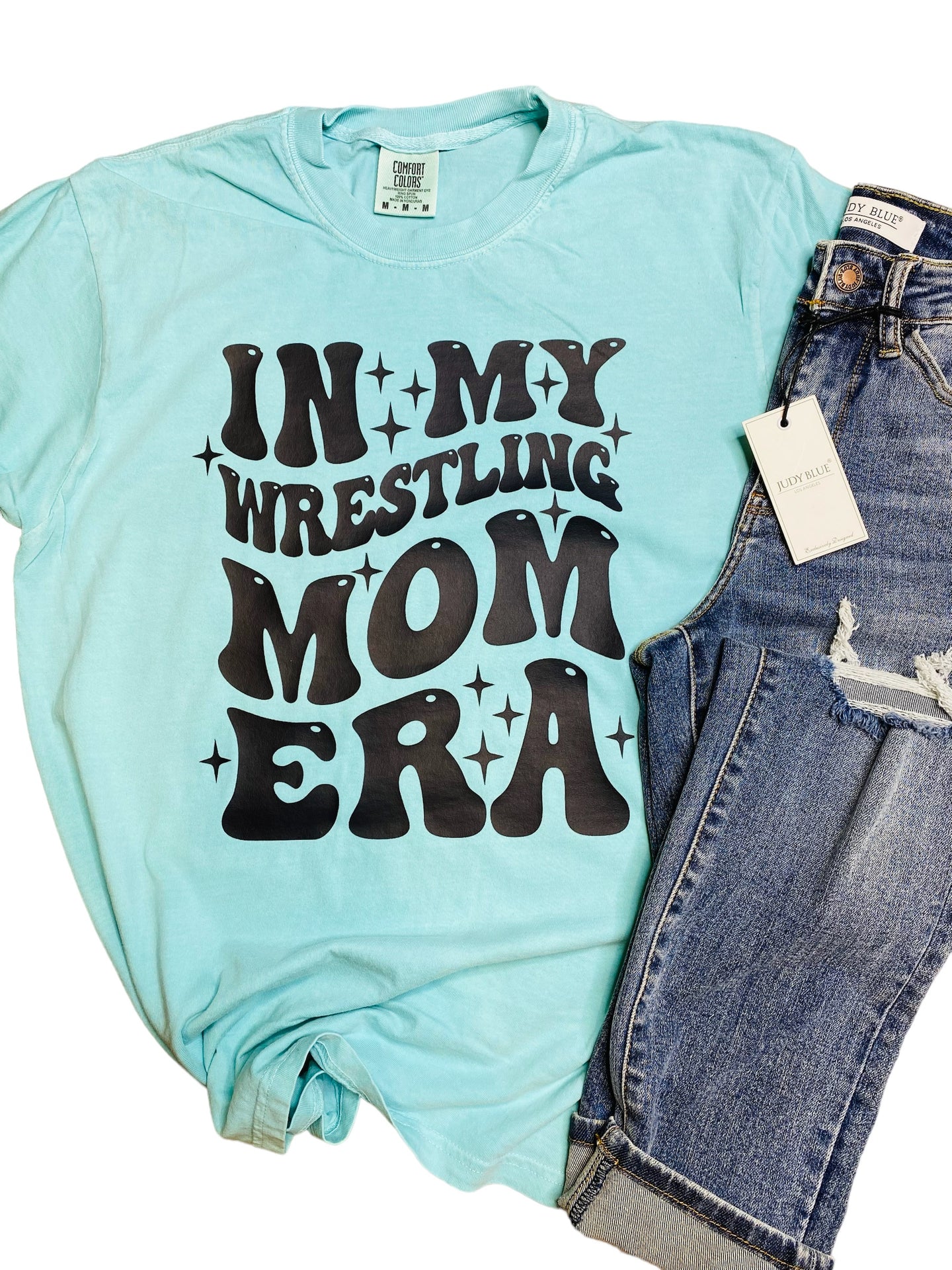 In My Wrestling Mom Era Crew Neck Tee