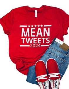 Mean Tweets 2024 Crew Neck Tee