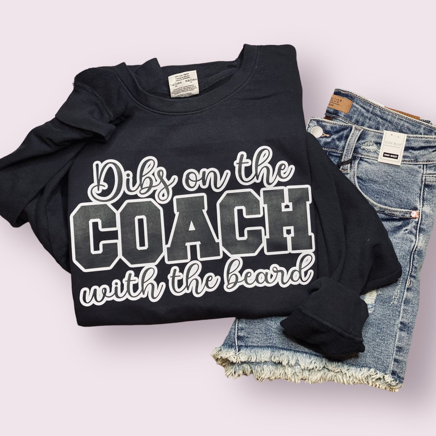 Dibs On The Coach Crew Neck Sweat