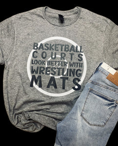 Wrestling Mats Tee or Crew