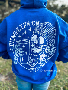 Living Life On The Bleachers Crew or Hoodie *Assorted Color Options*