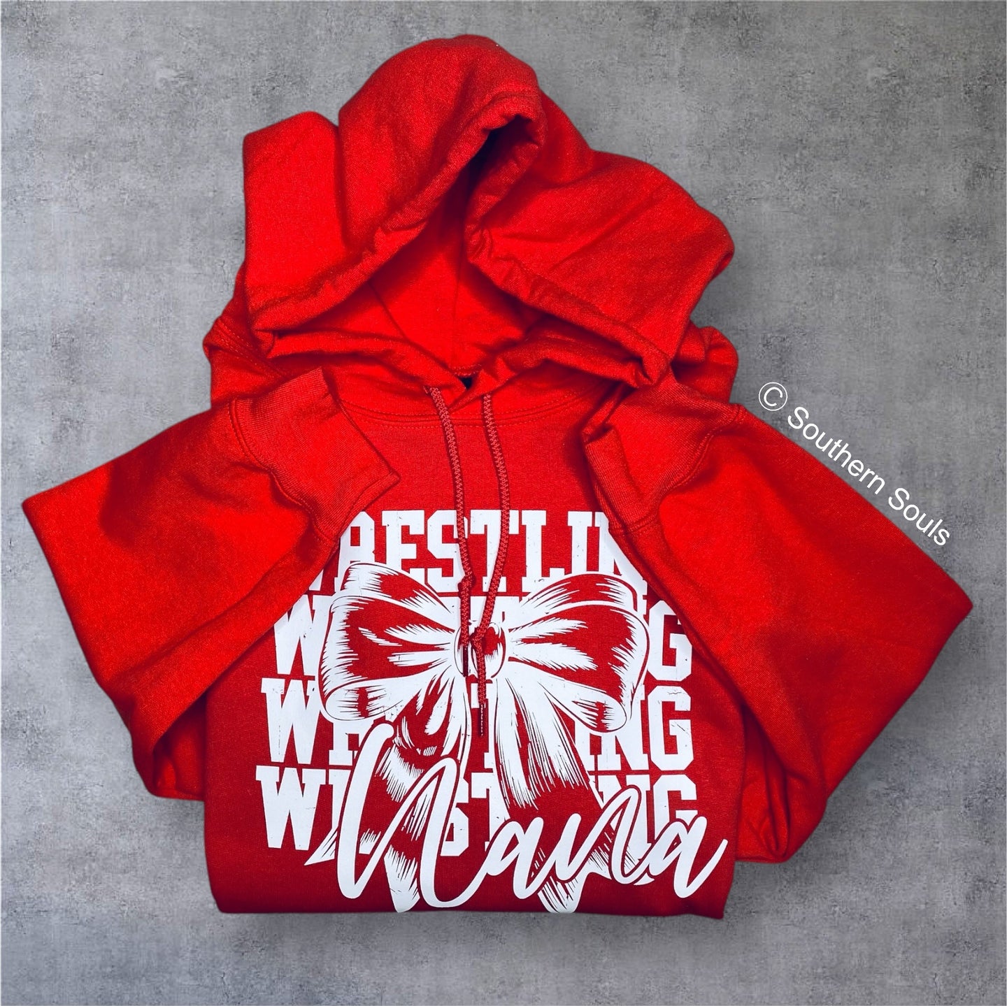 Coquette Wrestling Nana Hoodie *Assorted Color Options*