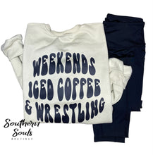 Load image into Gallery viewer, Iced Coffee Wrestling Crew Neck *Front &amp; Back Design*
