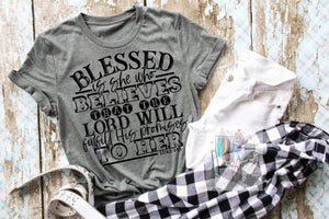 Blessed Is She Crew Neck Tee