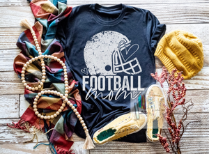 Football Mom Crew Neck Tee