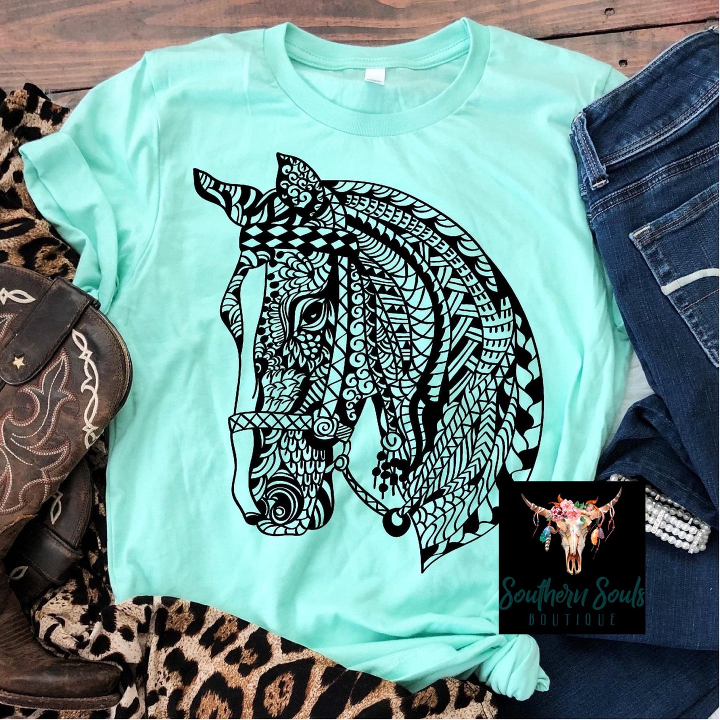 Mandala Horse T-Shirt