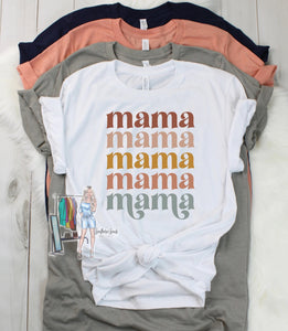 Mama On Repeat T-Shirt