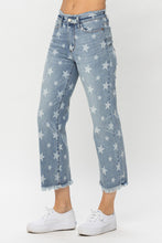 Load image into Gallery viewer, Cropped Star Judy Blue Jeans *Final Sale*
