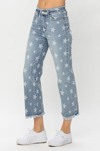 Cropped Star Judy Blue Jeans *Final Sale*