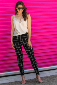 Power Hour Checkered Leggings *Final Sale