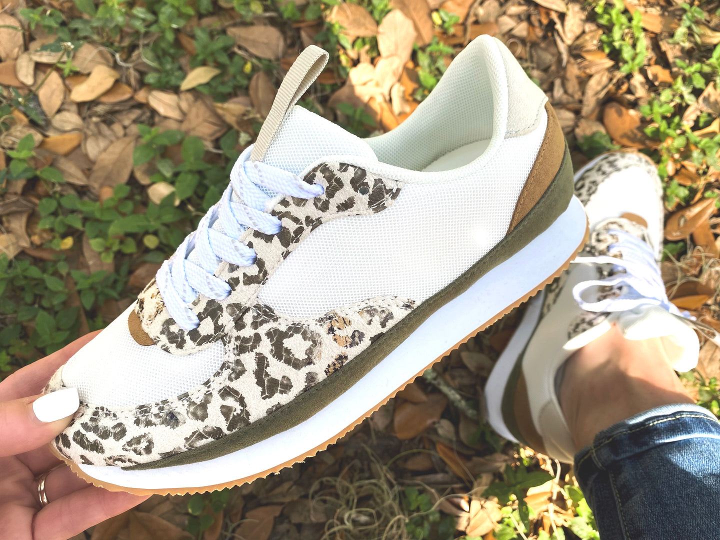 Runner Cream Leopard Sneaker *Final Sale*