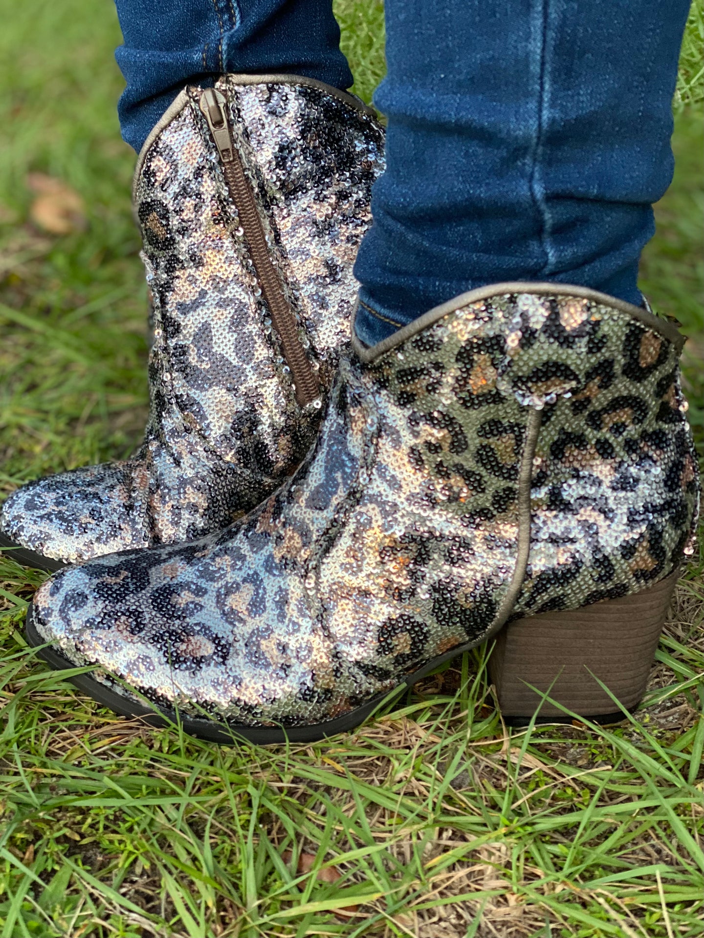 Sprinkle Silver Bootie *Final Sale