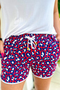 Patriotic Leopard Everyday Shorts Mommy & Me *Final Sale*