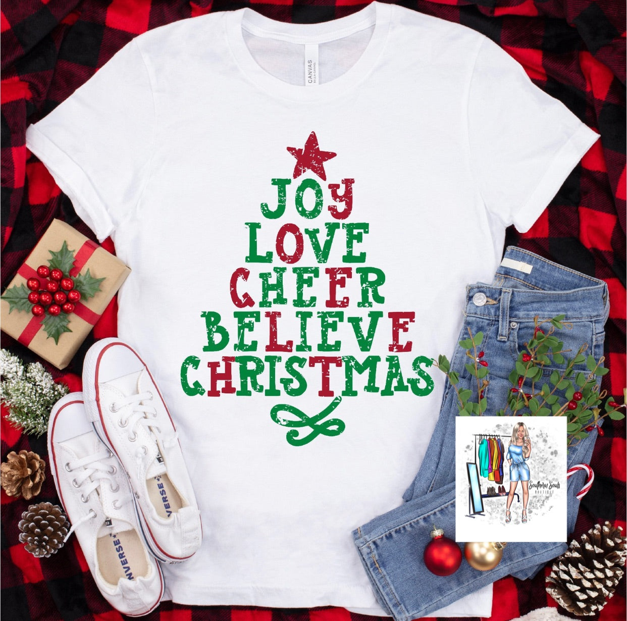 Christmas Letters Tee