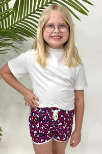 Patriotic Leopard Everyday Shorts Mommy & Me *Final Sale*