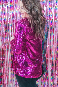 Sequin Blazer *Final Sale*