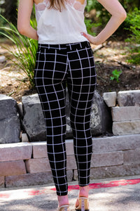 Power Hour Checkered Leggings *Final Sale