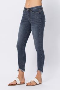 Non Distressed Shark Bite Judy Blue Jeans *Final Sale*